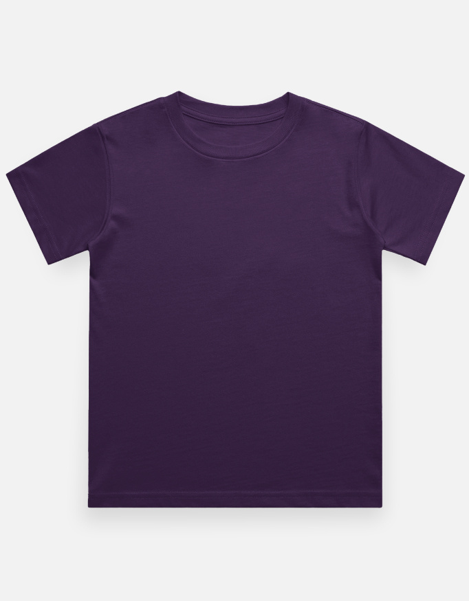 Boy's Crew Neck T-Shirt | Royal Colors - Image 4