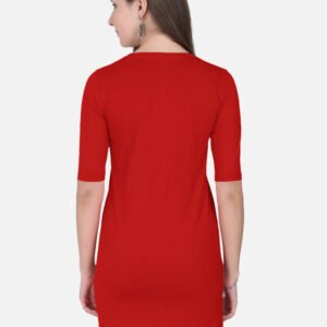 Women T-Shirt Dress Plain