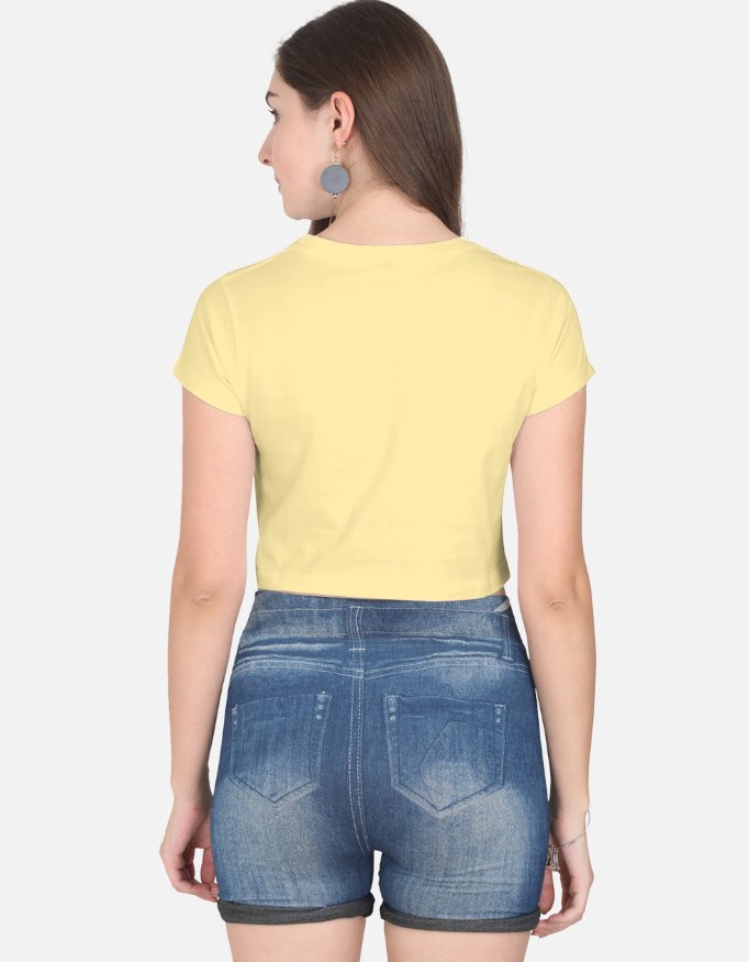 Women Crop Top Plain | XXL