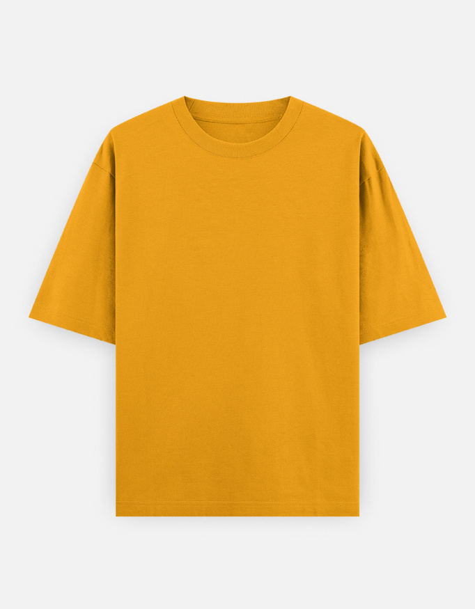 Unisex Oversized Classic Dark Autumn Color T-Shirt Plain - Image 6