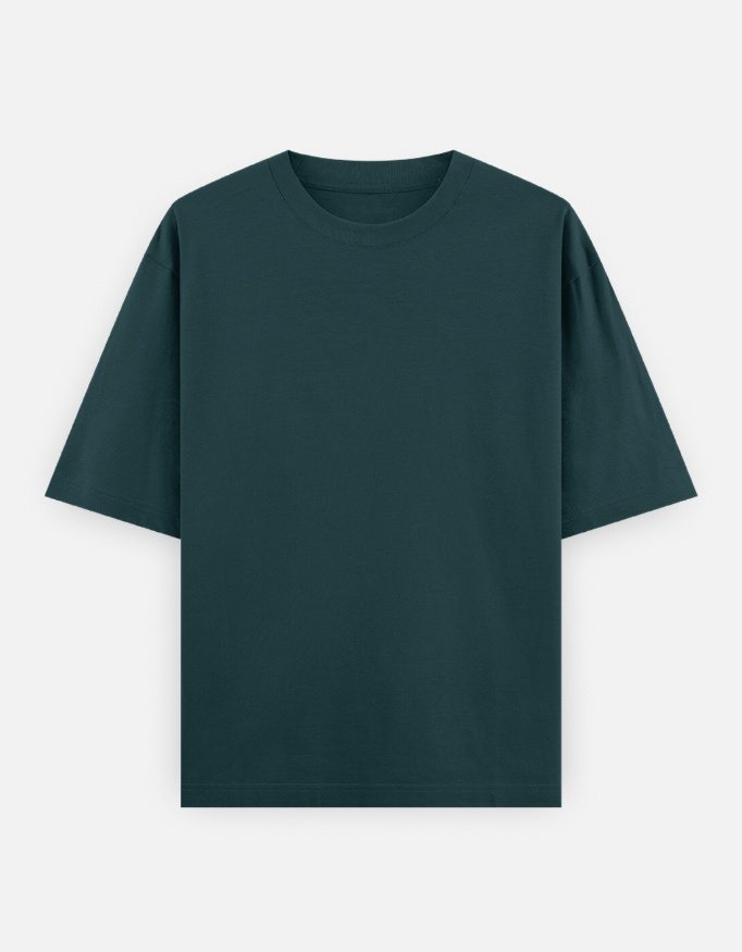 Unisex Oversized Classic Dark Autumn Color T-Shirt Plain