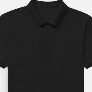 Black Polo T-shirts Plain