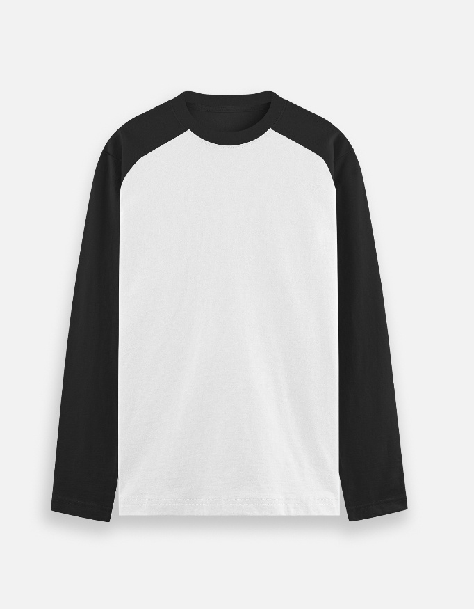 Unisex Raglan T-Shirt Plain - Image 3